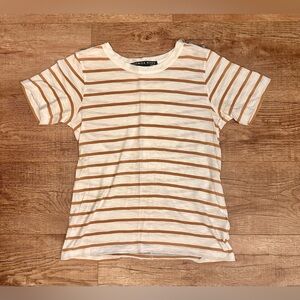 Veronica Beard Jeans Striped Short Sleeve T-Shirt XS